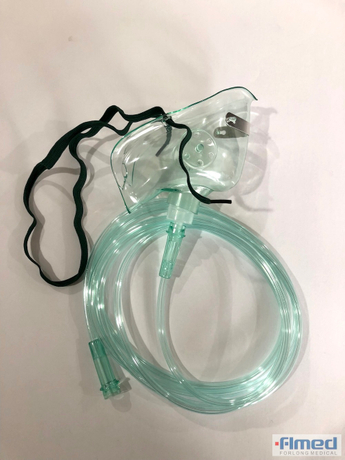 Disposable Medical Oxygen Mask met slang