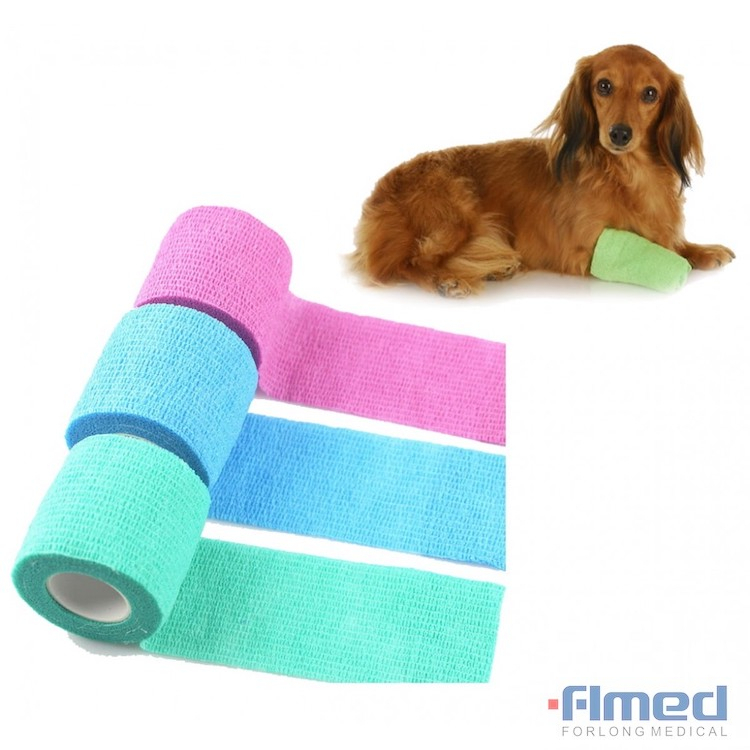 Hond, kat, puppy, paarden niet-geweven dierenarts wond samenhangende verbindingsfolie tape