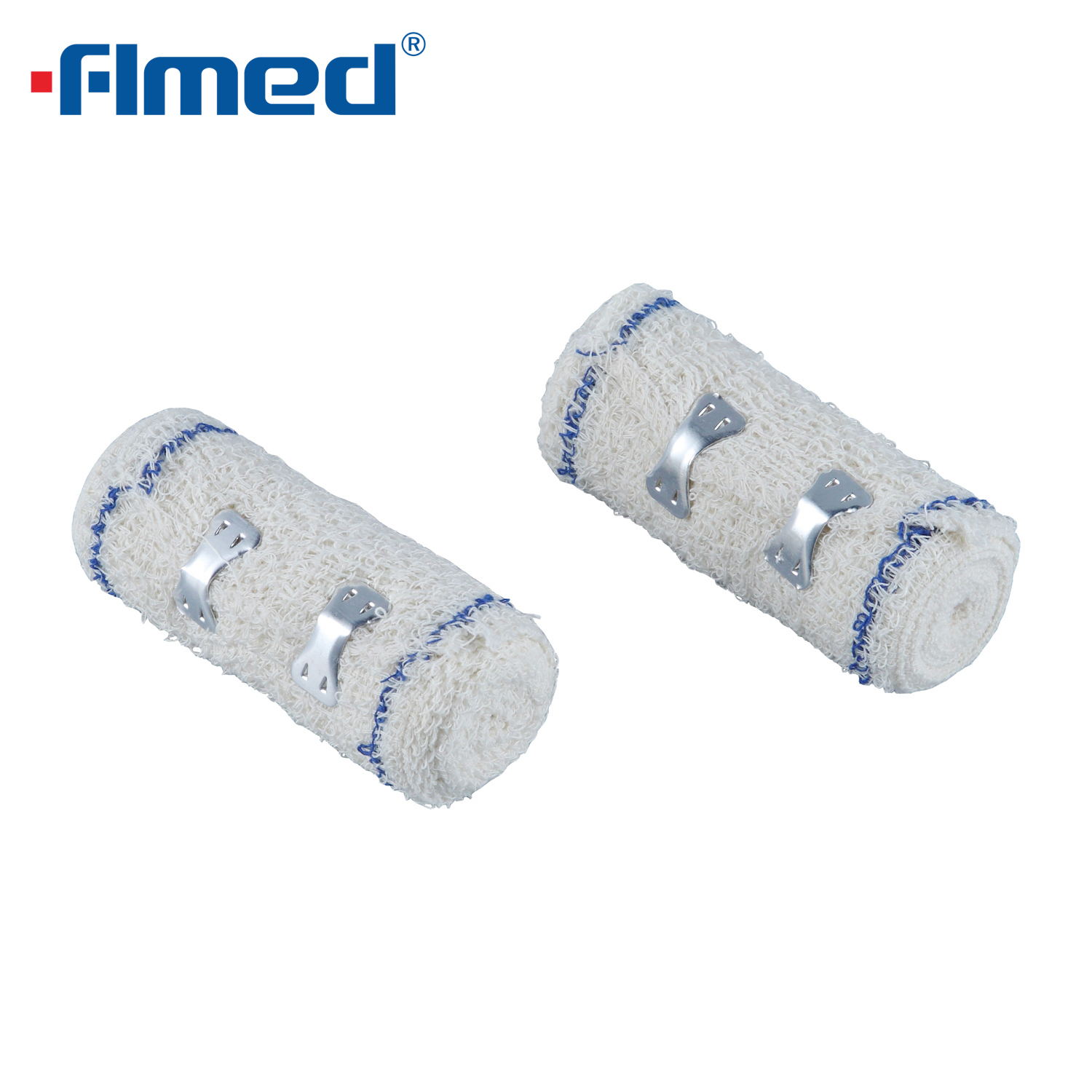 Zacht ademend en comfortabel katoen en spandex crêpe verbanding voor het bevestigen van wonden gewone bandage elastische verbandclips