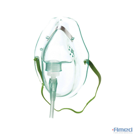 Disposable Oxygen Mask, Medical Oxygen Mask, Ademing Oxygen Mask
