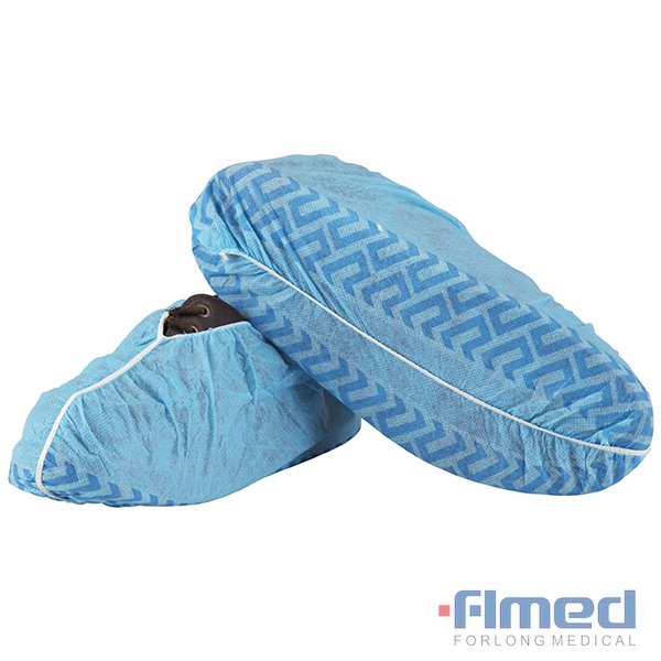 Medische textielproducten Disposable Non-Woven PP CPE Shoe Cover