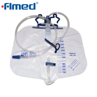 Medische urinaire afwateringszak met anti -refluxapparaat 2000ml