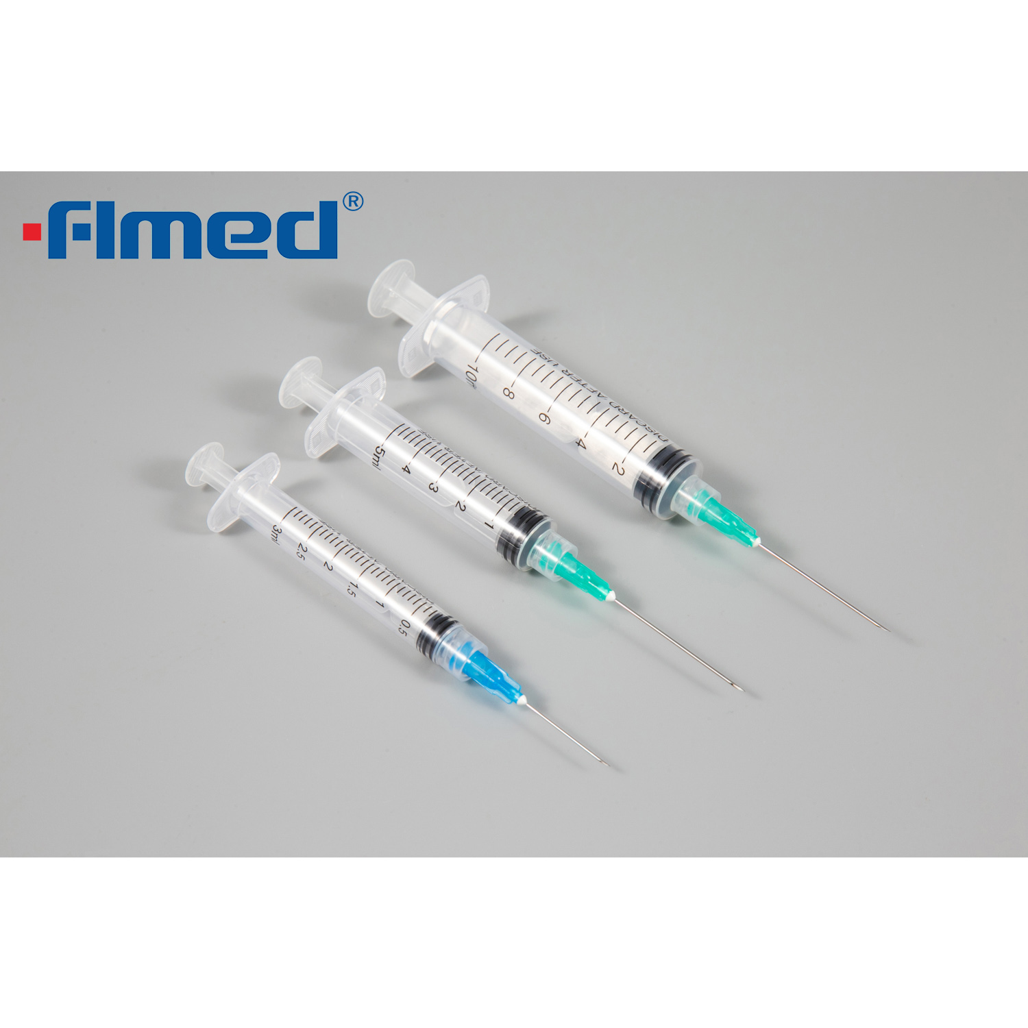 3-delige wegwerp medische spuiten met naalden PE/Blister Packing