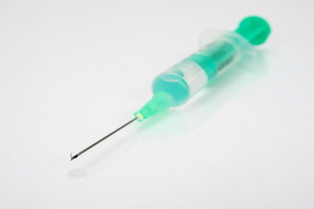 Injectie -injectiemethode en locatie van de inhodermische naald