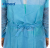 Medische jurk met elastische manchetten, PP niet-geweven, niet-steriel